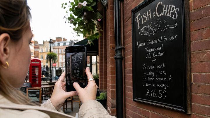 Q-Snap in use · Great Britain